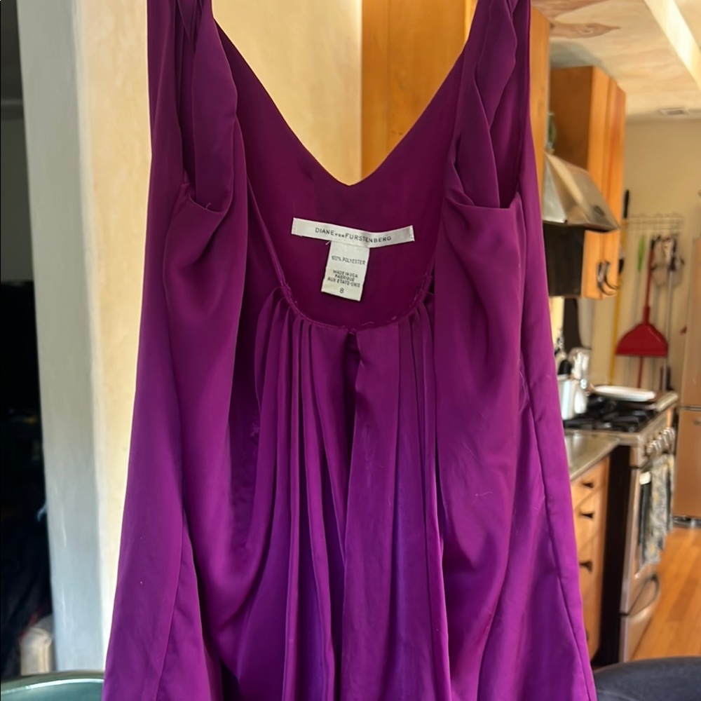 Diane Von Furstenberg Purple Blouse